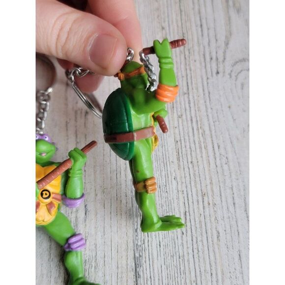 Teenage Mutant Donatello Michelangelo Ninja Turtles keychain 2015 - Picture 4 of 7